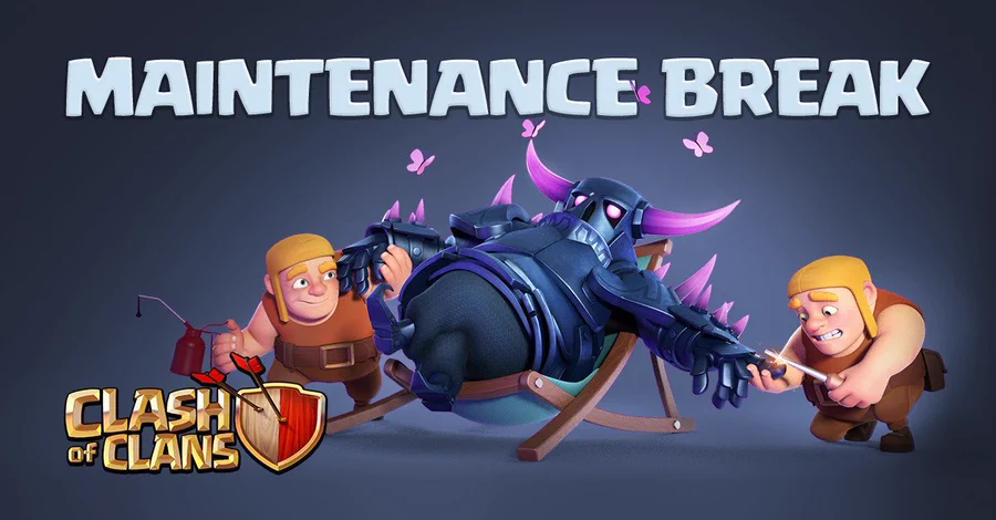 ClashofClans's tweet photo. Hey Chief! We've got a brief maintenance happening in about 25 minutes. It's just for some minor server upkeep so replays will not be affected.  We'll keep the maintenance as short as possible! https://t.co/Os9RktpyMH