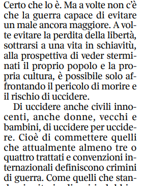 LeilaBelMoh's tweet photo. Pensa scrivere una cosa del genere come endorsement alla potenza occupante che sta sterminando una popolazione. Enrico Galli della Loggia sul Corriere oggi https://t.co/aFUUZhMtpg