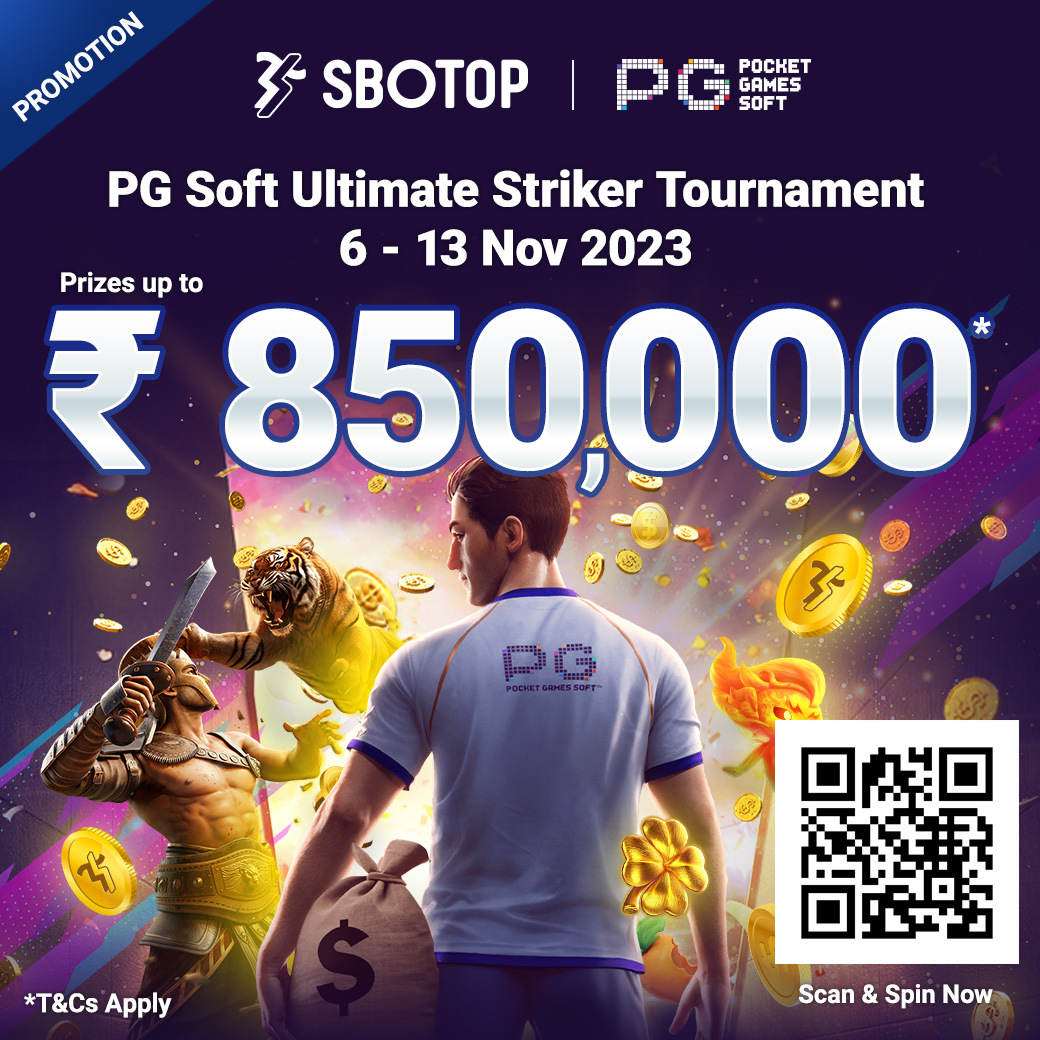 SBOTOP India on X: Join the excitement of the PG Soft Ultimate Striker  Tournament! Don't miss your chance to win daily prizes by participating in  different PG Soft games. There's a grand