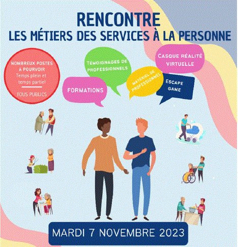 📆J-1: Rencontre Métiers des services  à la personne et aux familles sur Nogent dès 9h15➡️Découverte ludique des métiers, échanges avec des salariés, espace Formations et Mobilité, Job dating👉infos vu.fr/bDFe <a href="/DT28CA/">Jocelyne De Cecco</a>  <a href="/RCValdeLoire/">Région Centre-Val de Loire</a> <a href="/Prefet28/">Préfet d'Eure-et-Loir 🇨🇵</a> <a href="/eurelien/">Eure-et-Loir</a> <a href="/RCValdeLoire/">Région Centre-Val de Loire</a>