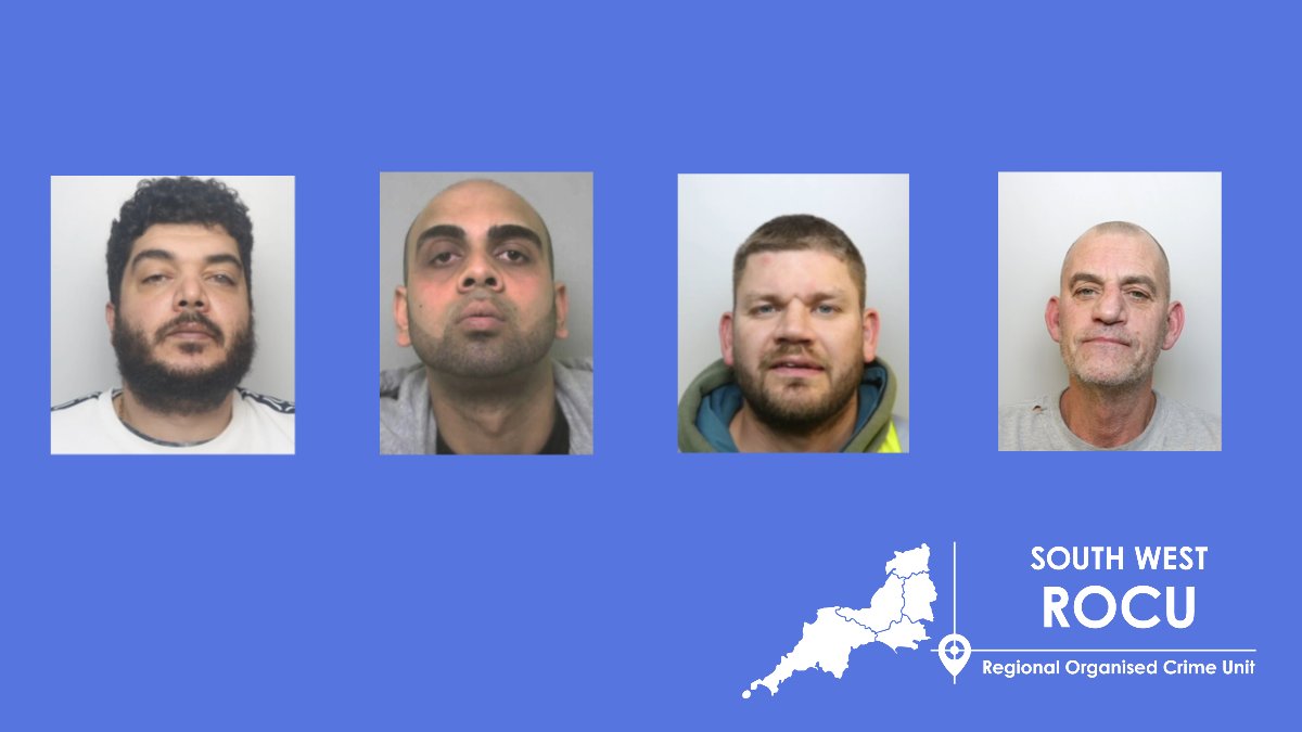 NEWS | An organised crime group supplying drugs across the South West have been jailed for more than 35 years.

More ➡️ bit.ly/47ihKNg
