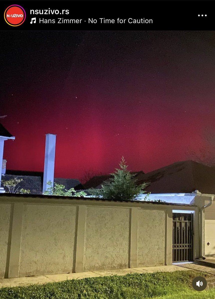 xNewsMonitor's tweet photo. ⚡Last night, Aurora Borealis has reached Serbia, Bulgaria and Greece!
#aurora https://t.co/zTUvnwjwrz