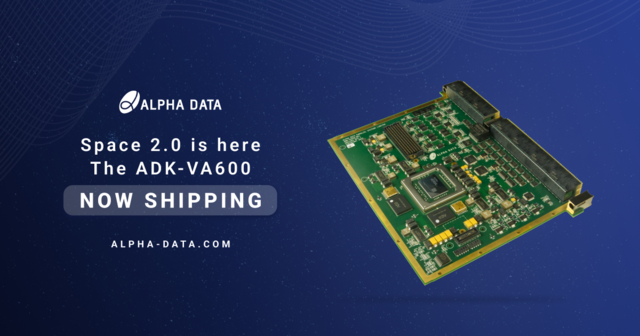 AlphaDataFPGA's tweet photo. The first Space 2.0 Development Kit is now #shipping.

Based on the @AMD #Versal AI Core VC1902, our ADK-VA600 provides advanced #performance for compute #intensive applications.

View the details: https://t.co/NEi6WJ6TpU

#DesignDevelopDeploy
#MoreThanHardware https://t.co/vJcMerqvbW