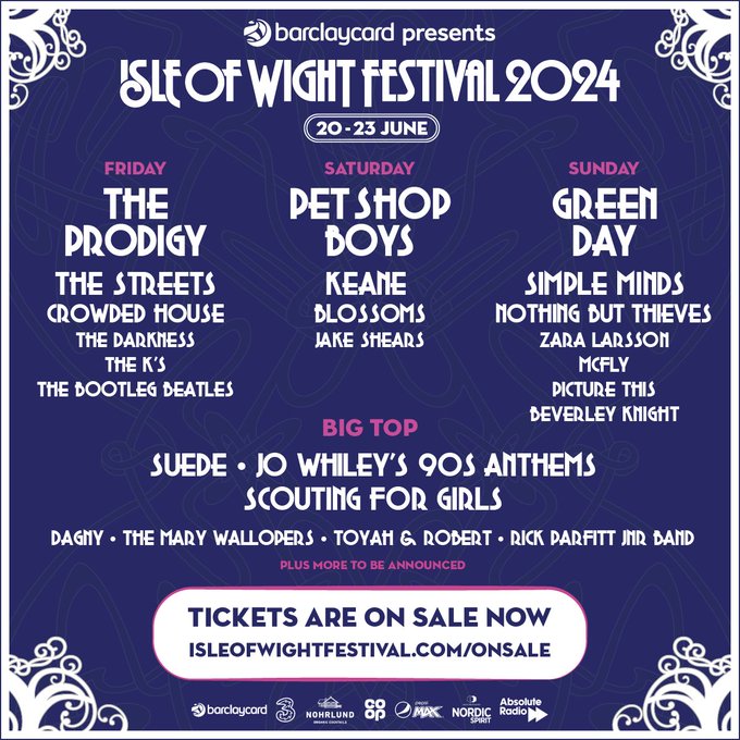 Festaff's tweet photo. Hugely impressive opening from Isle of Wight Festival for 2024. WOW! ππΆ
We'll be there - why not join us? πβοΈ #iow24 #Festaff #volunteer https://t.co/60MrYflWbR