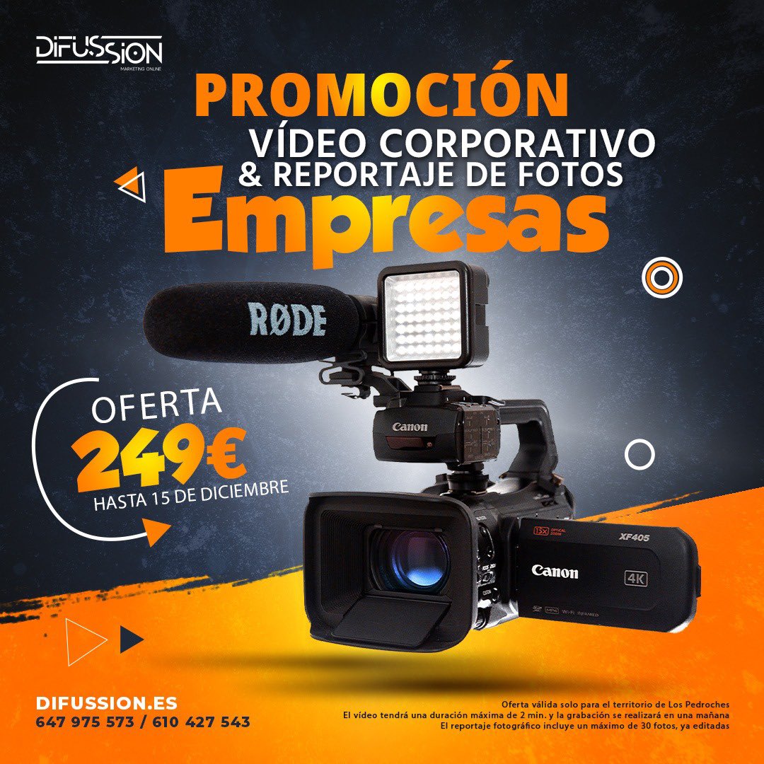 🚀 ¡Ha vuelto! La SÚPER PROMOCIÓN para tu empresa que no podrás rechazar.

💪 Queremos que tu empresa destaque sobre la competencia, por eso hemos preparado una SÚPER PROMOCIÓN que te va a encantar.

No te lo pienses, es una oportunidad única ‼️