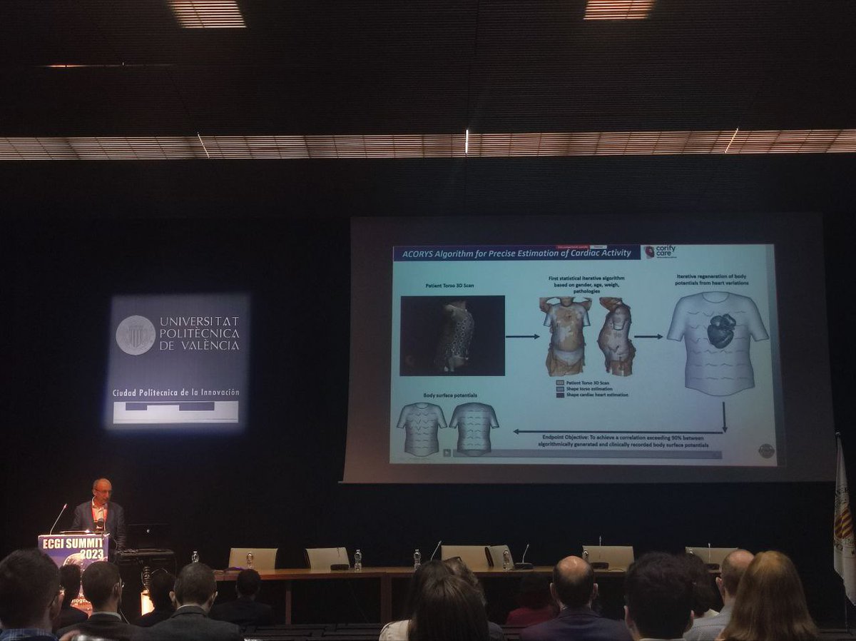 ecgisummit's tweet image. Now, the cardiologist Felipe Atienza @atienza_felipe presents his Imageless ECGI: Making Cardiac Mapping Accessible in Regular Clinical Practice and its Potential to Shift Treatment Paradigms.#ECGISUMMIT2023