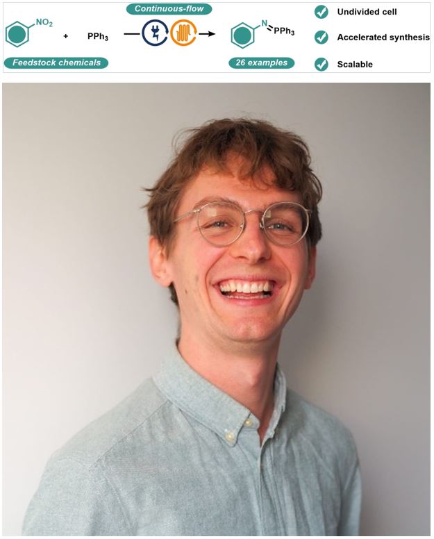 project_MiEl (@project_miel) on Twitter photo On 10th nov. the MiEl doctoral candidate <a href="/MorganRegnier/">Morgan Regnier</a> will be at the HSRMC Symposium and present a poster, illustrating how the combination of continuous flow and electrochemistry enables the safe and scalable synthesis of iminophosphoranes from feedstock chemicals.
<a href="/tnoel82/">Timothy Noël</a> On 10th nov. the MiEl doctoral candidate <a href="/MorganRegnier/">Morgan Regnier</a> will be at the HSRMC Symposium and present a poster, illustrating how the combination of continuous flow and electrochemistry enables the safe and scalable synthesis of iminophosphoranes from feedstock chemicals.
<a href="/tnoel82/">Timothy Noël</a>