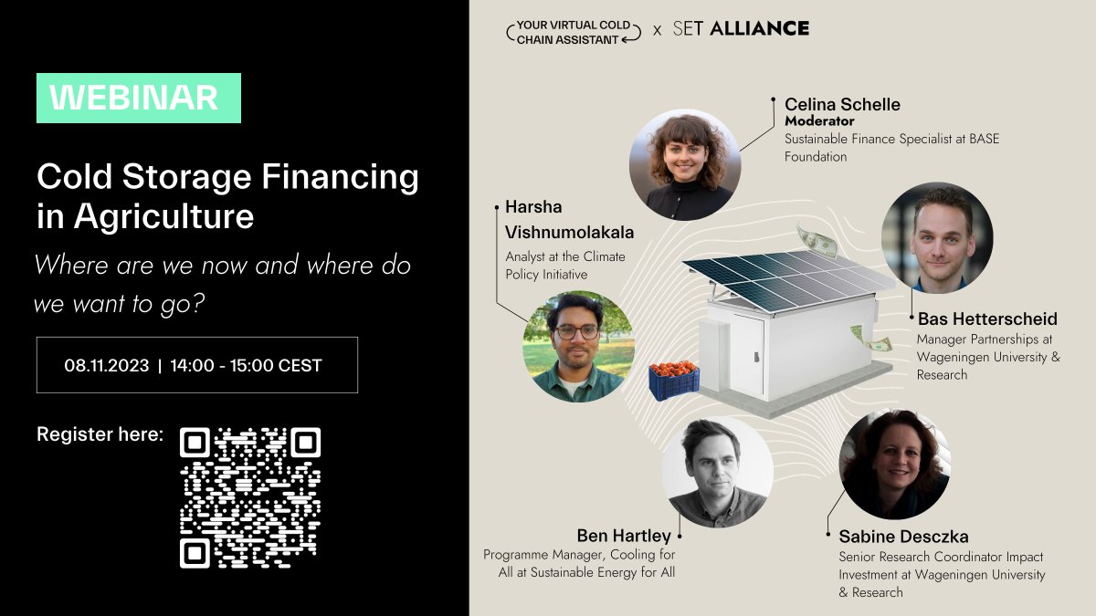 Mission_EE's tweet image. ❄️#ThisIsCool: Food loss &amp;amp; waste, the world’s third-largest carbon emitter, generates 3B tonnes of #GHGs and a global economic loss of $1.5T in 2030.

Are agricultural cooling solutions the answer? Learn more from @Seforallorg’s Ben Hartley. Register 👉 bit.ly/3MnPVem