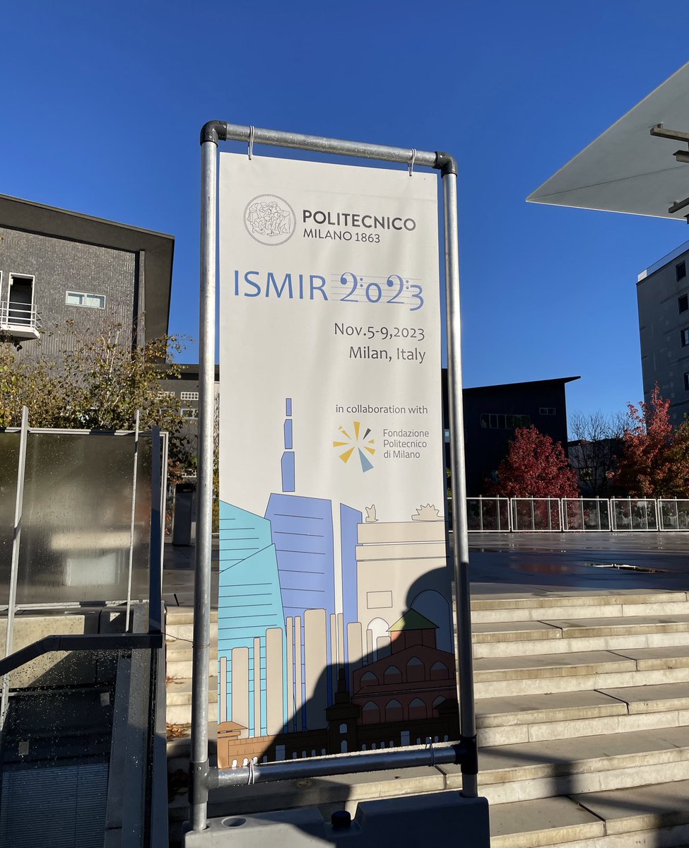 Happy to be participating in this year’s #ISMIR2023!