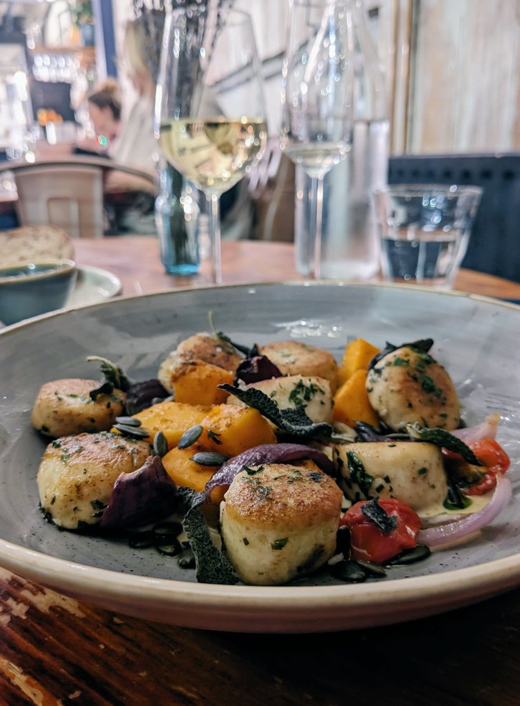 Chris (@pxandtarts) on Twitter photo Although I never order them, <a href="/caperandcure/">Caper and Cure</a> always has a tempting vegetarian dish or two, essential in Stokes Croft I imagine. Gnocchi Parisienne with a creamy, ripe Cashel blue sauce, roasted red onions & spiced squash was another one, confirmed by the couple of forkfuls I stole. Although I never order them, <a href="/caperandcure/">Caper and Cure</a> always has a tempting vegetarian dish or two, essential in Stokes Croft I imagine. Gnocchi Parisienne with a creamy, ripe Cashel blue sauce, roasted red onions & spiced squash was another one, confirmed by the couple of forkfuls I stole.
