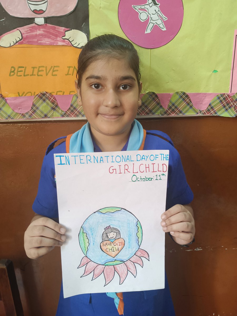 neelu197's tweet photo. #InternationalGirl'sChildday celebration by Scouts &amp; Guide of Ryan International School Greater Noida https://t.co/dJAe8l6v4A