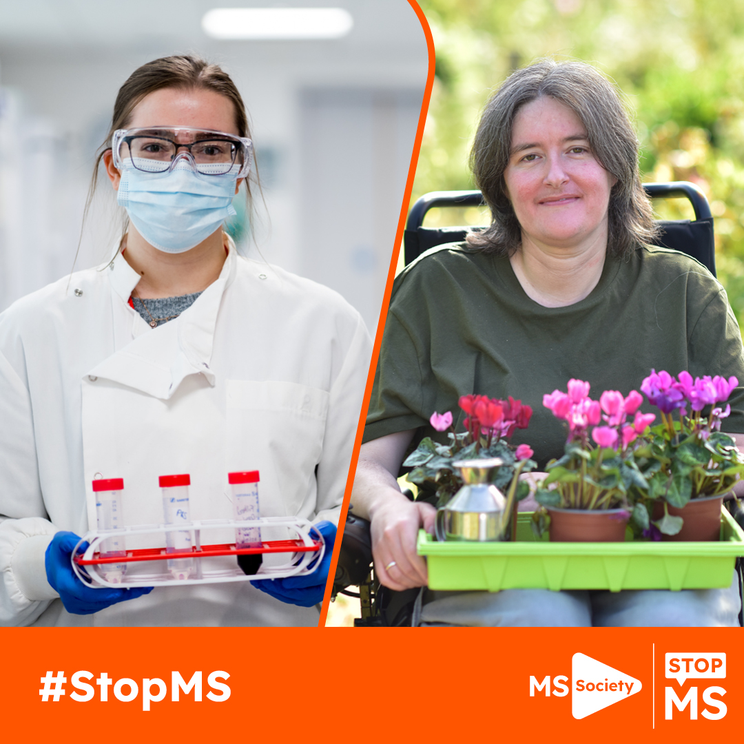 Our #StopMS Appeal is back! 

To stop MS, researchers need to find ways to repair myelin, the coating around nerves. This could protect nerves from damage and get the messages flowing again. 

Help us make more research connections to stop MS. 

mssoc.uk/47huTWK