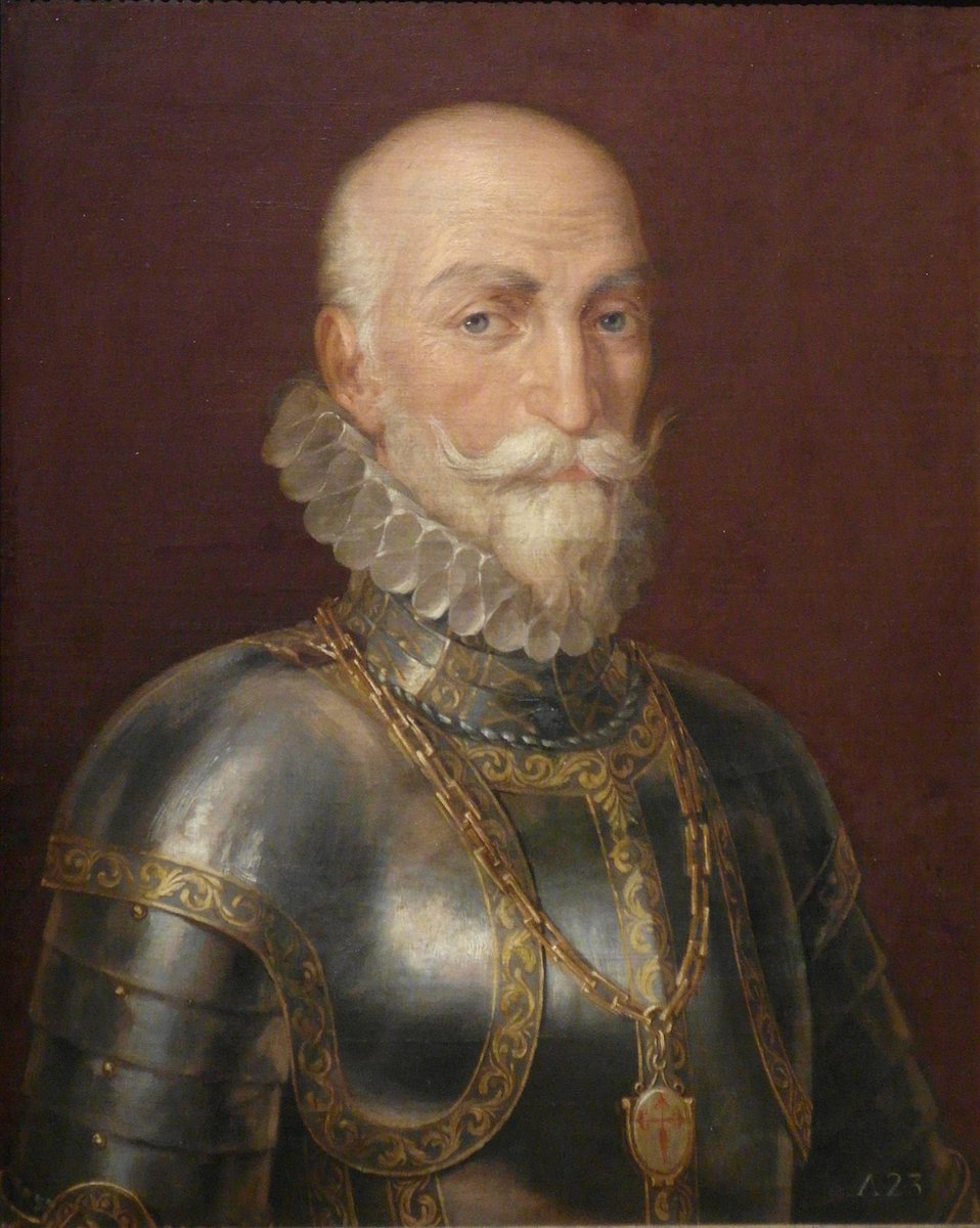 ¿Lo conoces? Es Álvaro de Bazán. Capitán General de la Armada. Nunca perdió una batalla. Fue el hombre clave en Lepanto. Sus órdenes salvaron la situación de la flota en 3 momentos críticos. Gracias a él ahora los europeos no visten chilabas. Si fuera de USA tendría 97 películas.