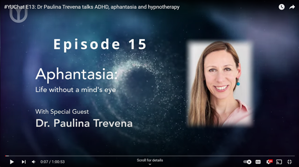 Thinking of leaving academia or wondering what having ADHD, aphantasia (lack of a mind's eye) or hypnotherapy is like? And where is my weird accent from?😆 Check out my guest podcast with @Yu_Understood youtube.com/watch?v=zShMFT… #ADHD #aphantasia #hypnosis #LeavingAcademia