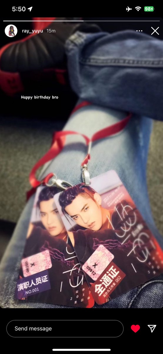 angelchenn_'s tweet photo. •231106• Ray on IG story 

THE REAL BESTFRIEND ♥️

#KrisWuDay https://t.co/ym88zC1S4p