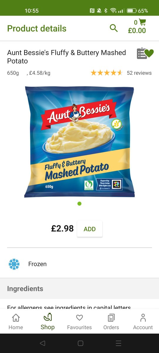Woodsstorm's tweet photo. @JustEatUK can someone explain why the In-store prices on your app for @asda isn't actually the price in-store? I'm not going though every item but it makes me not trust your company now. https://t.co/kODtgki7if