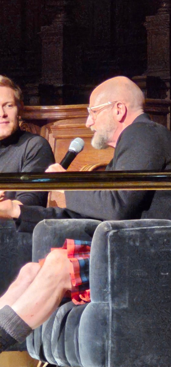 What a lovely evening with <a href="/SamHeughan/">Sam Heughan</a> and <a href="/grahammctavish/">.</a>  last night at McEwan Halls in Edinburgh x