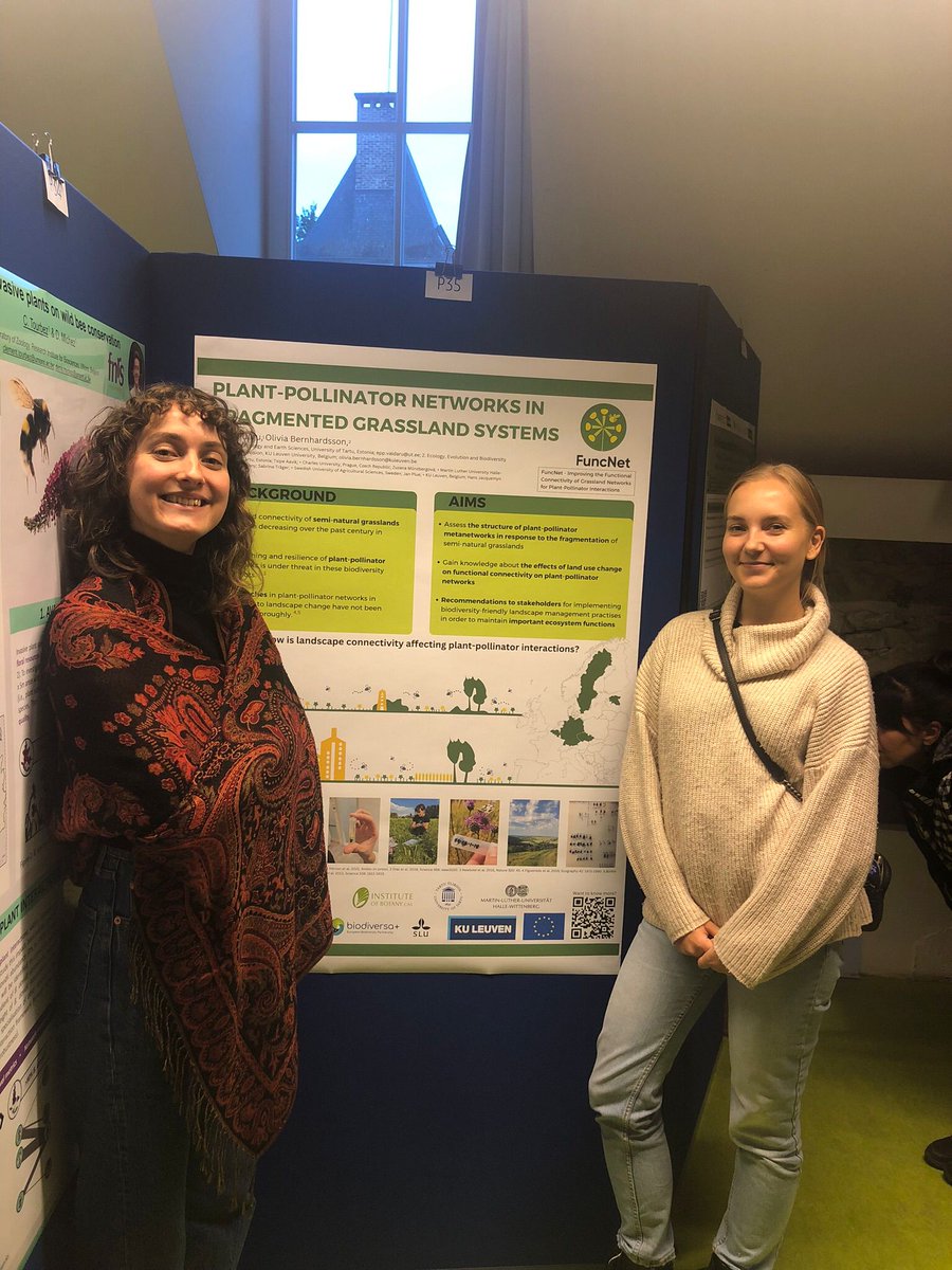Our PhD students Marianne and Epp went to the pollinator conference SCAPE. Marianne presented her work about heterostylous plants and Epp a poster about the FuncNet project. It was a fun and supportive event! 🐝🌼

Learn more about our project here: cowslip.science/funcnet-en