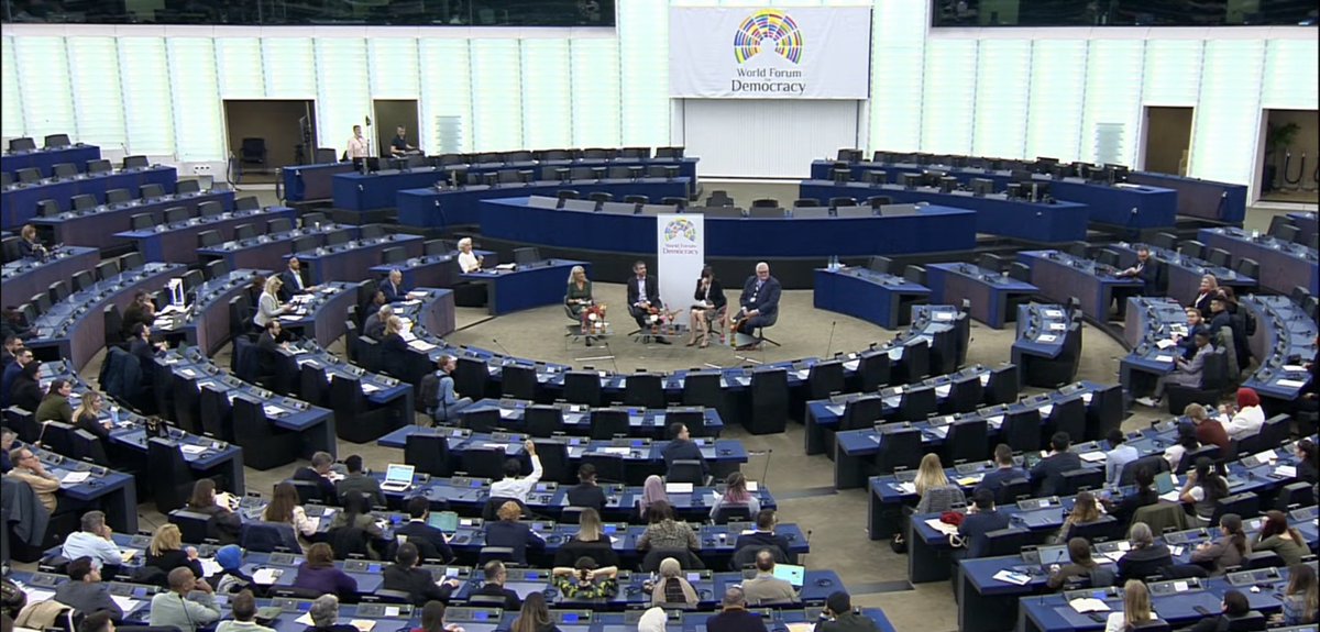 We're excited about our participation in this year's World Forum for Democracy, happening at the European Parliament in Strasbourg, France (Nov 6-8).

The primary focus revolves around strengthening democracy to promote peace.

<a href="/coe/">Council of Europe</a> <a href="/CoEDemocracy/">Council of Europe Democracy</a> #CoE_WFD #Democracy #peace #Day1