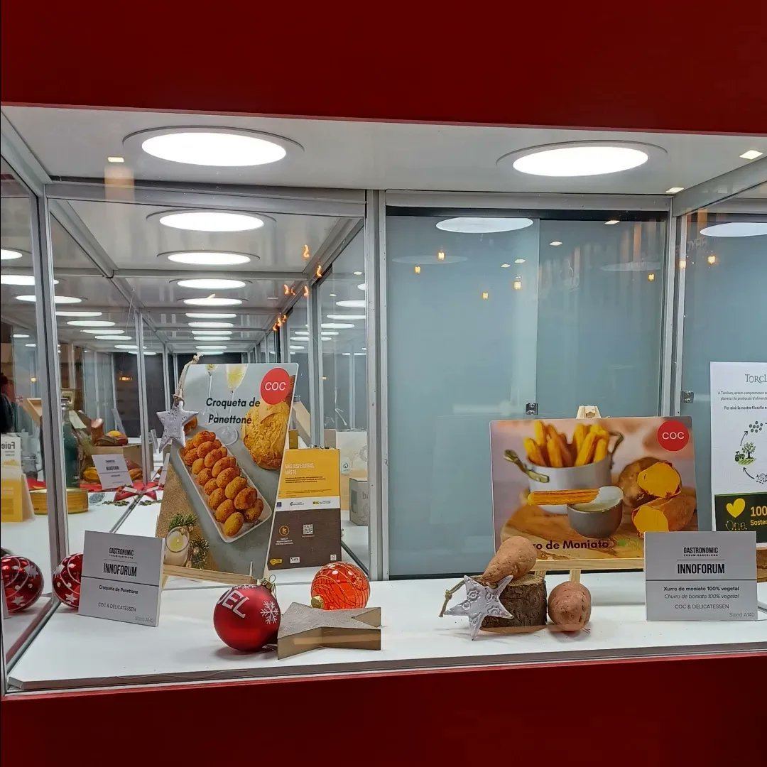 productesterra's tweet photo. 👉 4 productes de 3 empreses de la Xarxa #ProductesTerra es presenten als Premis #Innoforum del @gastronomicfbcn!
1️⃣ Paté de Malvasia de Sitges, de @MallartX.
2️⃣Croquetes de panettone i xurros de moniato, de @COCcroquetes
3️⃣Llonganissa de conill, de 100% conill.
Molta sort!! https://t.co/coWByG8bQK