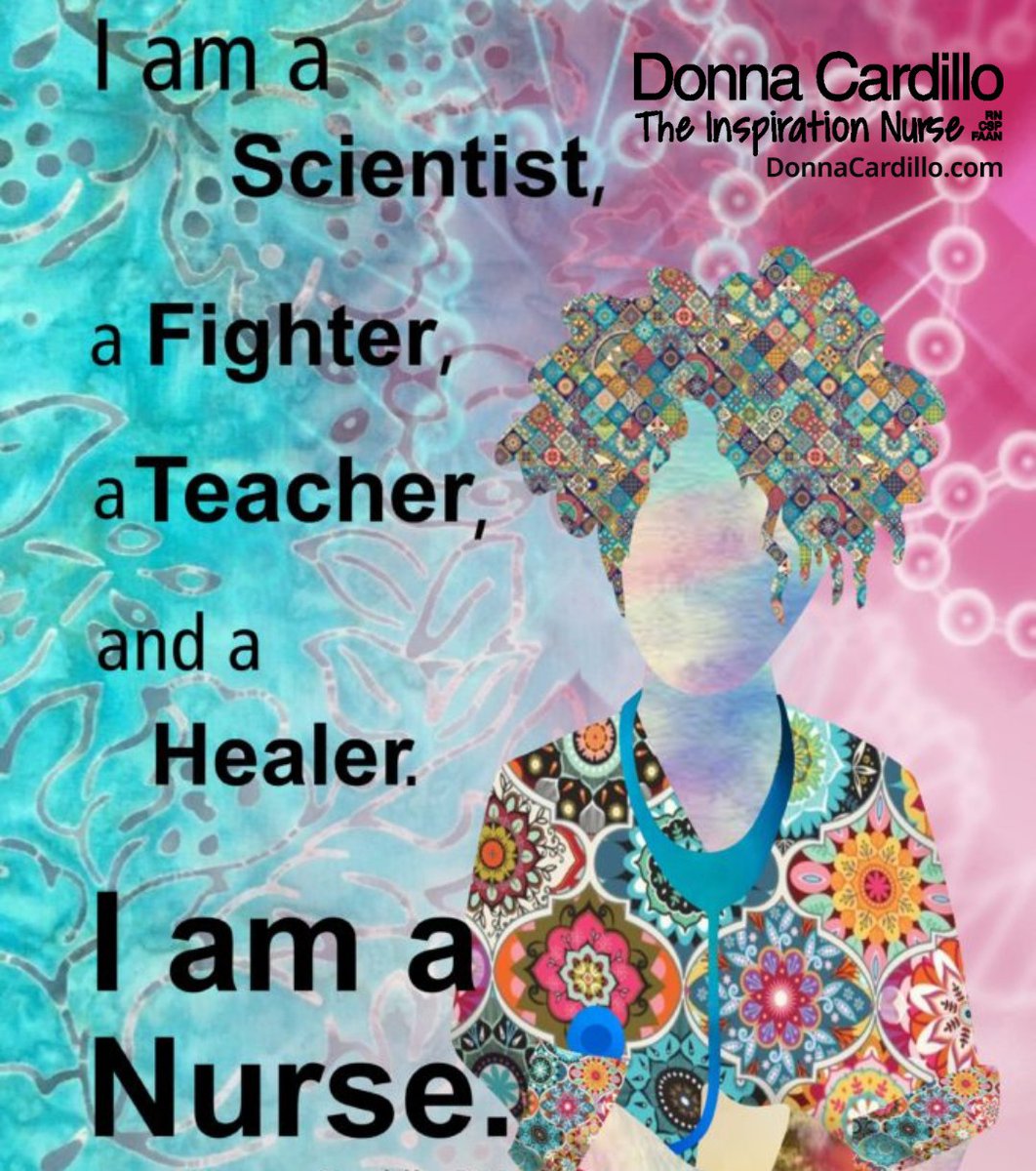 DonnaCardilloRN's tweet photo. I am a #scientist, a fighter, a teacher and a #healer...I am a #nurse.  #NurseTwitter #NurseTweet #NursePower https://t.co/usw4YhcGbv