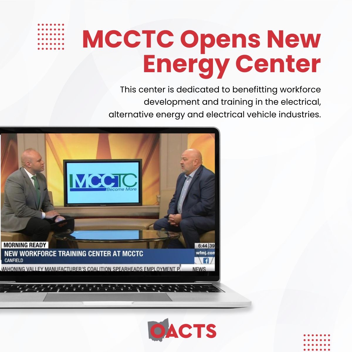 📣 Exciting news! MCCTC cut the ribbon on their NEW Innovate Energy and Technology Workforce Training Center!

➡️ Learn more about this development and the incredible impact it will have on students: tinyurl.com/wxrd278e. #CareerTechOhio #CTEWorks #CareerTechChangesLives