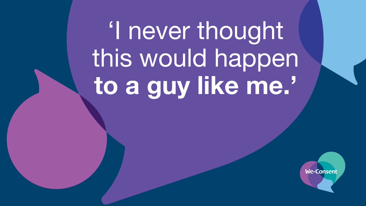 Anyone can be a victim of sexual violence.
Consent is for everyone, no matter your gender or sexual orientation💙
This #MensMentalHealthMonth we want to highlight the impact of sexual violence on men