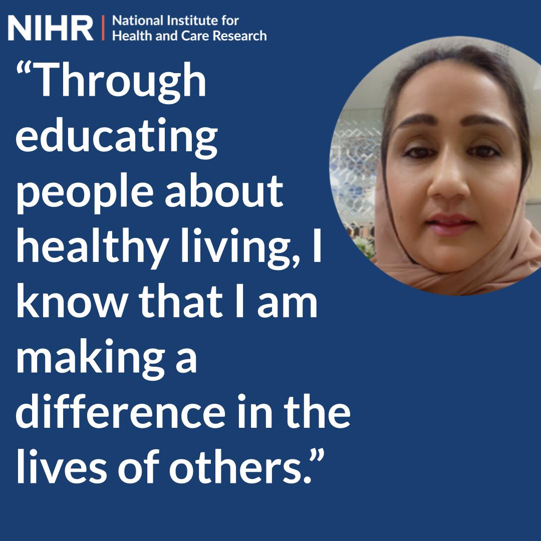 Clinical Research Practitioner Aneela Majid at @BucksHealthcare helps to #ShapeTheFuture of healthcare for people of South Asian heritage through her work in the LOLIPOP study tinyurl.com/2aejh5jw Interested in a research career? tinyurl.com/56kasra5 @NIHRcommunity