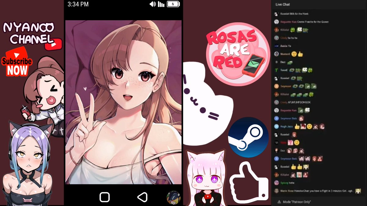 Nyanco Channel (@nyancochannel) on Twitter photo 【#News】 Rosas are Red? A Virtual Romance Adventure! (ฅ'ω'ฅ)
🥳 Nyanco Channel Review :
steamcommunity.com/id/NyancoChann…
🎬 YouTube Gameplay Video :
youtu.be/EFhTPkmJ3oY
💘 Steam Store Page :
store.steampowered.com/app/1231150/Ro…
<a href="/Steam/">Steam</a> <a href="/AnduoGamesDev/">Anduo Games | TC: Neon Nights v.0.1 Out Now!</a> <a href="/ErokinGame/">Erokin</a> #Anime #Indie 【#News】 Rosas are Red? A Virtual Romance Adventure! (ฅ'ω'ฅ)
🥳 Nyanco Channel Review :
steamcommunity.com/id/NyancoChann…
🎬 YouTube Gameplay Video :
youtu.be/EFhTPkmJ3oY
💘 Steam Store Page :
store.steampowered.com/app/1231150/Ro…
<a href="/Steam/">Steam</a> <a href="/AnduoGamesDev/">Anduo Games | TC: Neon Nights v.0.1 Out Now!</a> <a href="/ErokinGame/">Erokin</a> #Anime #Indie