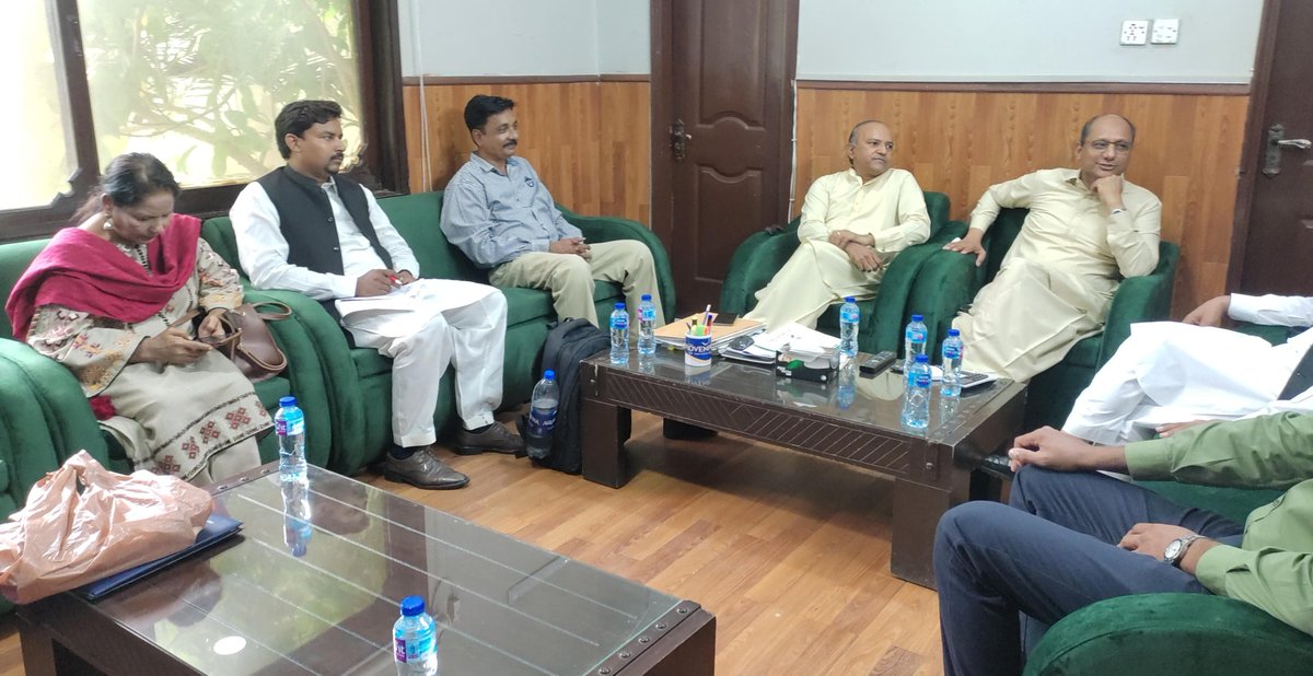 PeterJacobCSJ's tweet photo. Had a very candid discussion on Election Manifesto 2024 with stalwarts of Pakistan Peoples' Party, Mr. Saeed Ghani, former MPAs , Naveed Anthony and Ms. Shamim Mumtaz, along with CSJ Team. https://t.co/c0N1B7KD1g