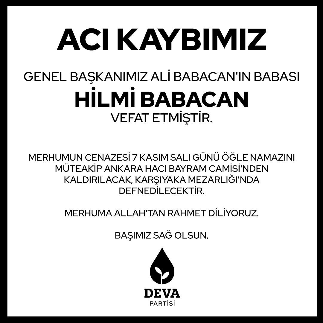 Başımız sağ olsun.