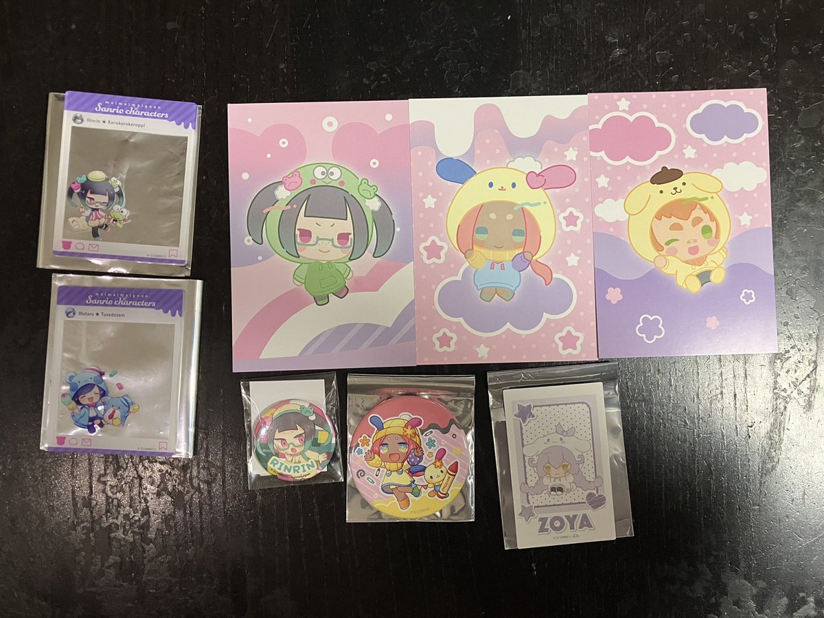 na_raincode's tweet image. まいまいまいごえん 交換
サンリオポップアップストア 池袋
譲 画像参照
求 各同種 シンタ>ワタル
※異種でも要相談で可能です。
土日池袋手渡しor郵送