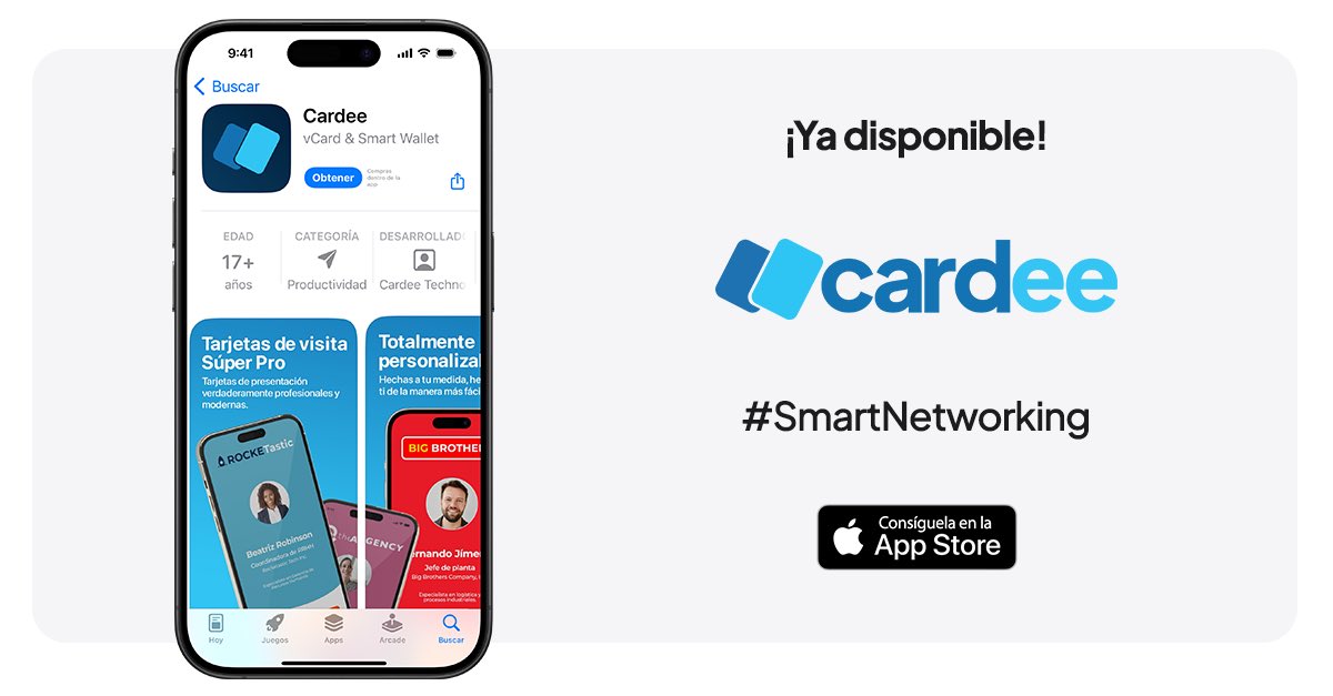 Cardee #SmartNetworking tweet media