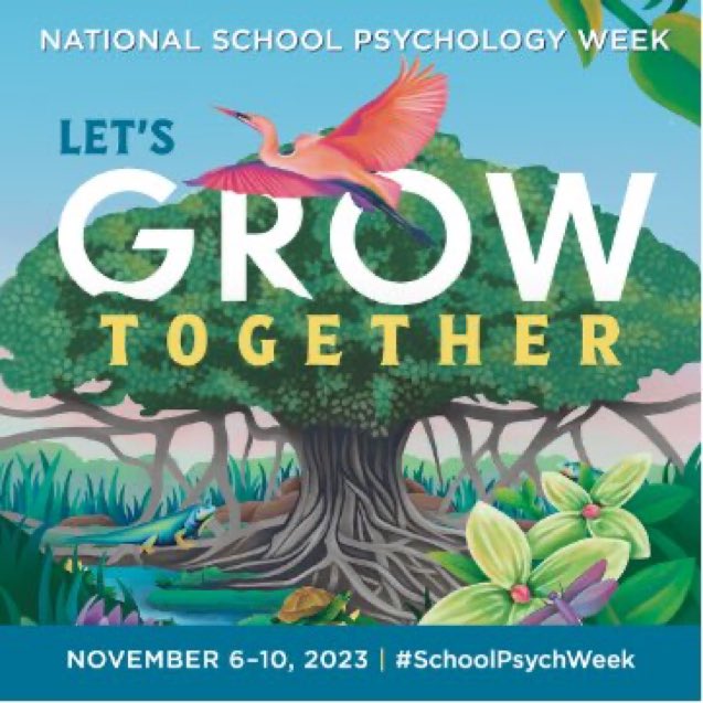 Happy National School Psychology Week!   This year’s theme is “Let’s Grow Together” .  Take time today to recognize one of our many amazing RCSD School Psychologists😊 <a href="/RCSDNYS/">Rochester City School District</a> <a href="/RCSD_DSE/">RCSD Department of Special Education</a>