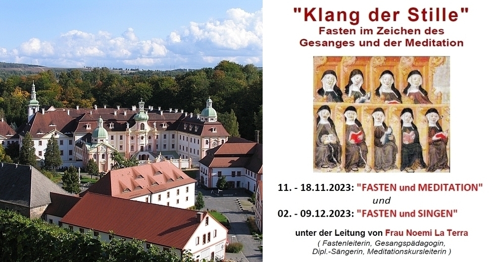 KlosterStMarien's tweet photo. neue KURSE:
02.12. bis 09.12.2023 ~ #Fastenwoche Klang der Stille mit "Fasten & Singen" bei uns im #Kloster St. #Marienthal
Fastenwoche nach der #Buchinger-Methode - geleitet und begleitet von Frau La Terra (ärztlich geprüfte Fastenleiterin
LINK:
>>> https://t.co/QPe6X9R6Ft https://t.co/StqrdQWmsw