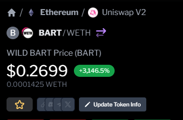 Wild Bart $BART tweet media