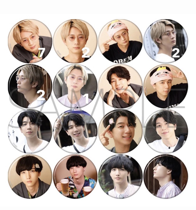 ip__qi_'s tweet photo. @Chip_SoliAsta @1 初めまして検索より失礼致します。
当方画像の缶バッジとカードを所持しております。西山さん小林さん缶バッジと江口さんの缶バッジ8:8と小林さんカードと江口さんカードの2:2の交換は可能でしょうか？都内手渡し可能でございます。ご検討よろしくお願い致します。 https://t.co/sogxI1N6aU