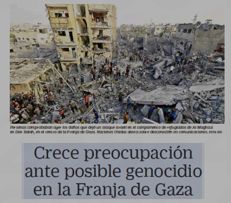 Matador000's tweet photo. Queridos excompañeros de @ELTIEMPO.

Israel lleva 30 días descuartizando palestinos con sus bombas, he visto niños partidos a la mitad, familias enteras ejecutadas con ráfagas de fusil, bombardean hospitales y centros de refugiados, les quitaron el agua, la luz eléctrica, no hay alimentos, toda está barbarie está en Internet y en tiempo real

Pero para el @ELTIEMPO puede ser un "posible" genocidio.

¿Por qué le temen a la verdad?

¿Por qué no contársela a sus lectores y suscriptores?

¿Acaso tienen miedo que grandes compañías, propiedad de familias judías que simpatizan con el sionismo y apoyan al gobierno de Israel les quiten la pauta?.

Tibios y acomodados.