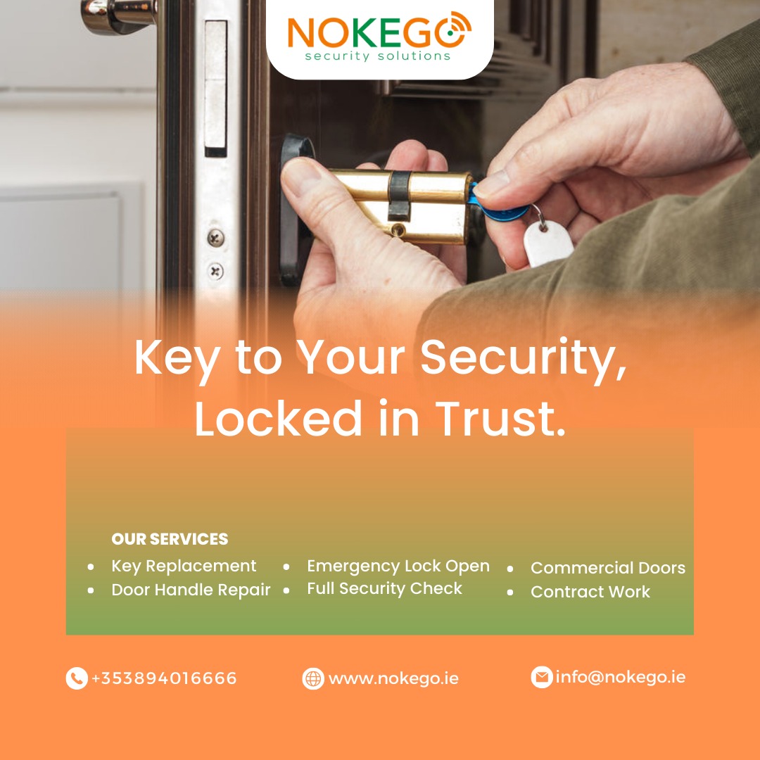 NokegoS's tweet image. 🔐 Need a savior for your keys? A locksmith is your hero! 🦸‍♂️ They're the #KeyMasters, rescuing you from locked-out dilemmas and ensuring your security. 24/7 service! 🔑 

#LocksmithMagic #Security #EmergencyServices  #monday #nokego #digitallock #lock #smartlock #dublin #security