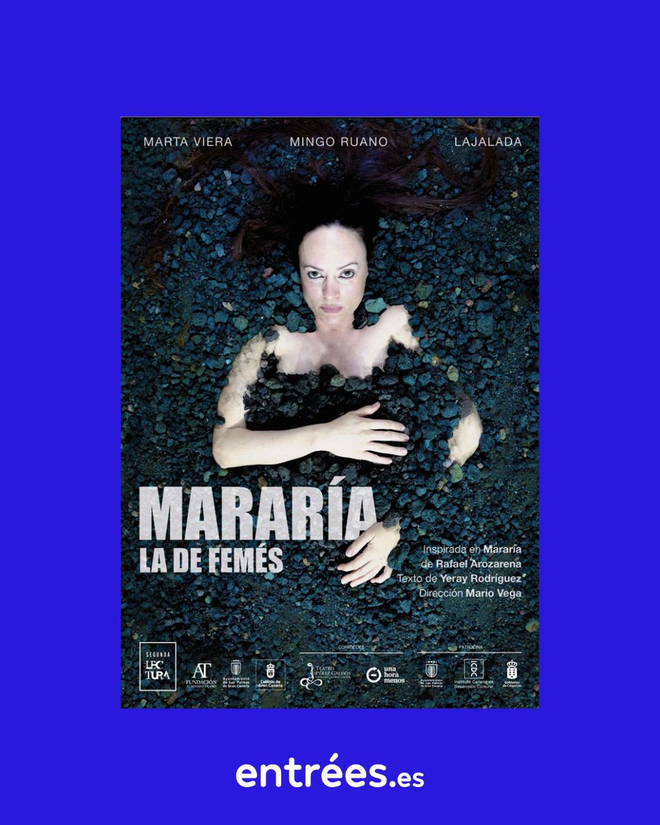 🎭 MARARÍA DE LA FEMÉS 🎭 La innovadora versión de Yeray Rodríguez y Mario Vega inspirada en la obra canaria de Arozarena.

📅 Viernes, 24 de noviembre - 20:30
📍 Gran Canaria

¡Entradas a la venta! 🎟️ entrees.es/evento/mararia…