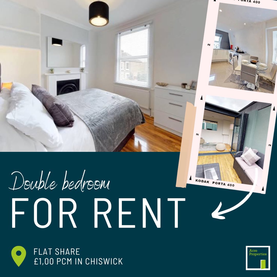 Refurbished to a high standard, this four double bedroom flat, is available on a room by room basis and comes fully furnished and equipped. 

***0% Deposit Scheme offered - Reposit***

£1,000pcm 

spareroom.co.uk/flatshare/flat…