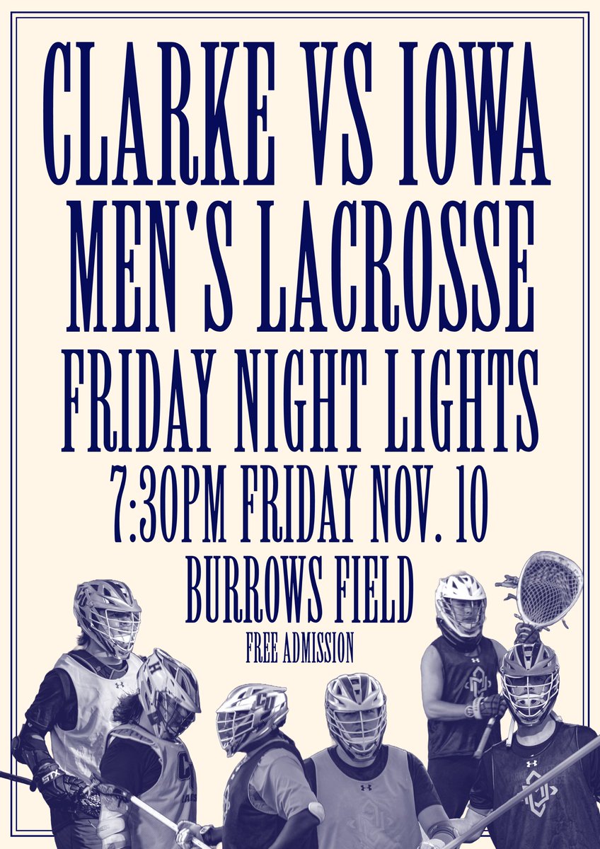 Clarke Pride Men's Lacrosse tweet media
