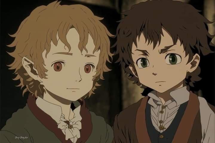ToIkienverse's tweet photo. El Señor de los Anillos en versión anime. https://t.co/3tvQnskbWh
