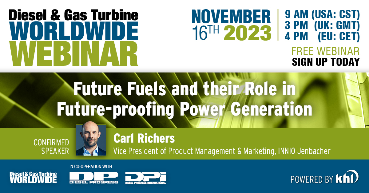 COMPRESSORtech2's tweet image. Have you signed up to the Diesel & Gas Turbine Worldwide Webinar?
📍 November 16th 2023 ⏰ 9AM USA | 3PM UK | 4PM EU
If you are eager to dive deep into the world of hydrogen, don't miss this FREE webinar and stay ahead of the curve!
Sign up today 👉 tinyurl.com/55fy8ph4