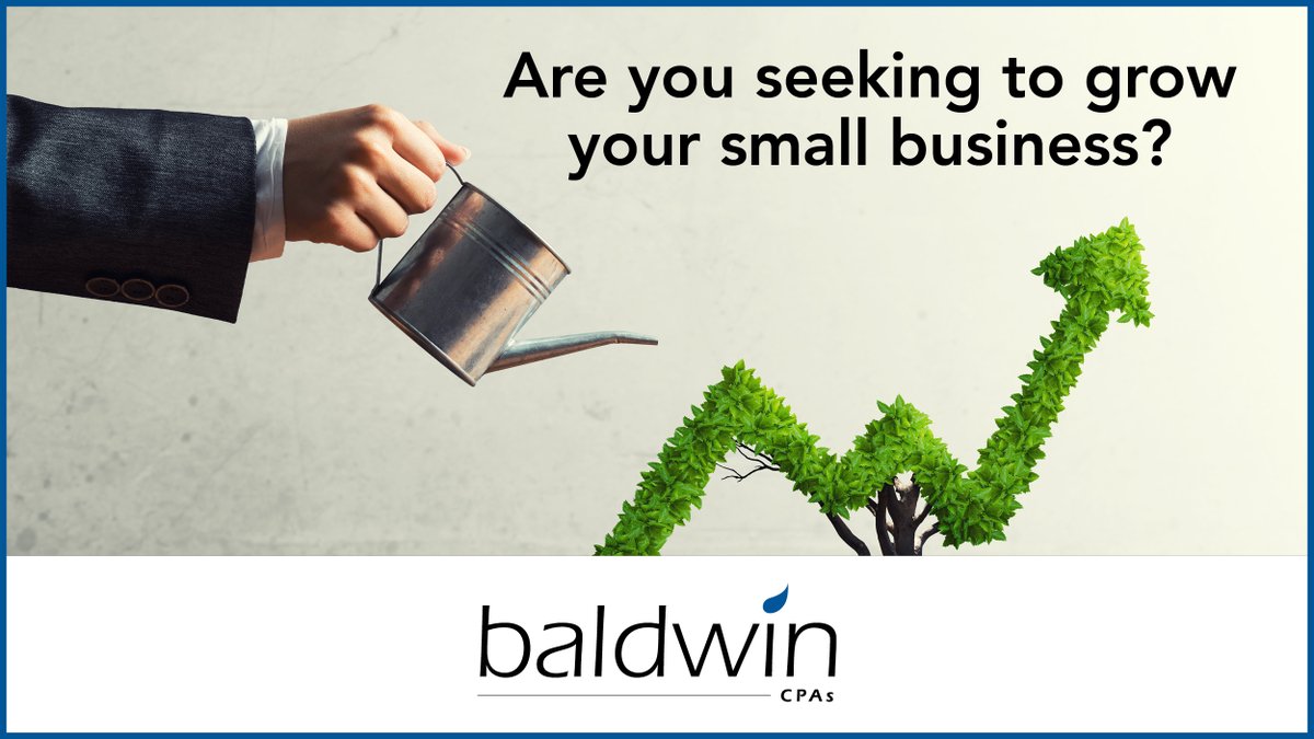 baldwincpas's tweet photo. Are you a small business owner seeking growth? The Baldwin Elevate team is compromised of dedicated business professionals who are here to help. Read our latest article on how to grow your small business here - https://t.co/uG2Dp2EPyb
#BusinessGrowth #SmallBusiness https://t.co/cY13CsMseI