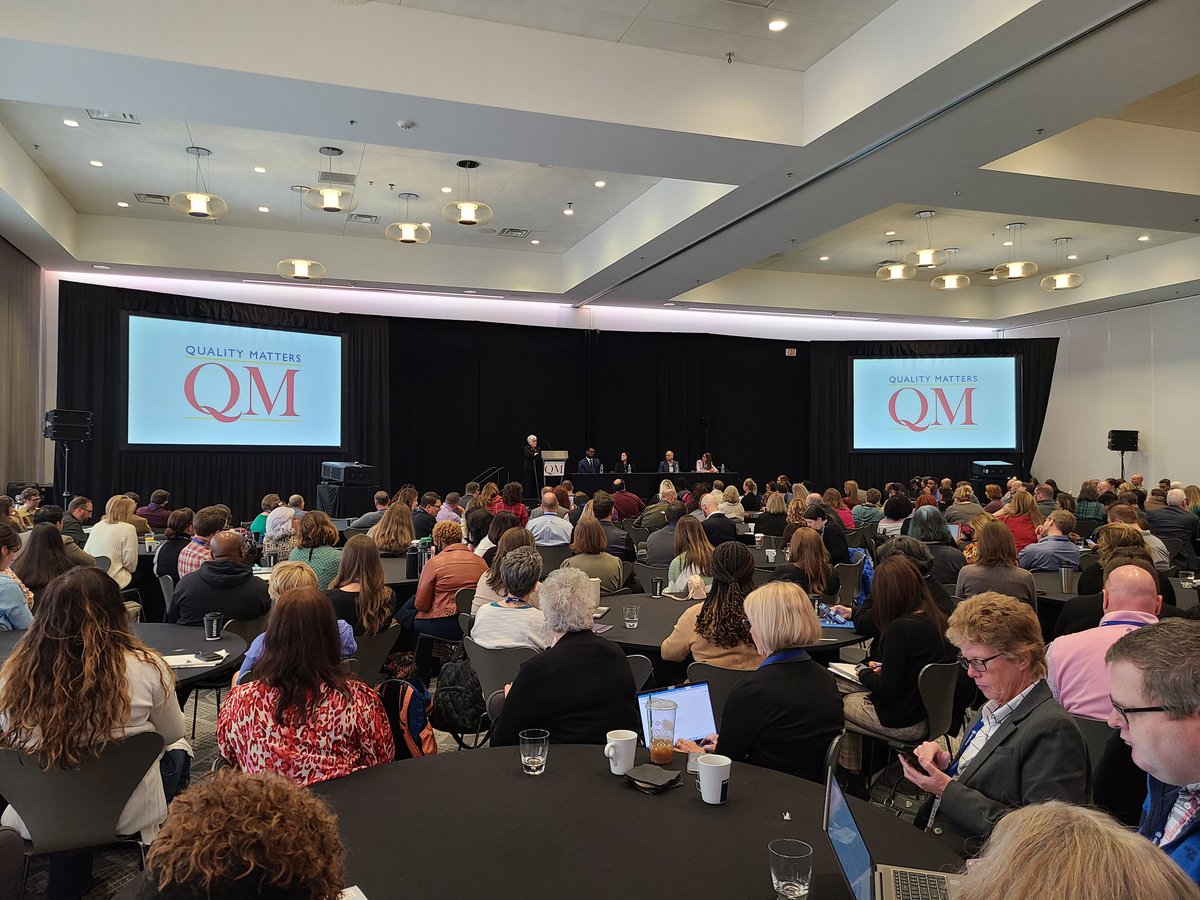 steveekaufman's tweet photo. Enjoying the opening panel celebrating 20 years of QM! @QMProgram #QMConnect https://t.co/VhQ83EiNfV