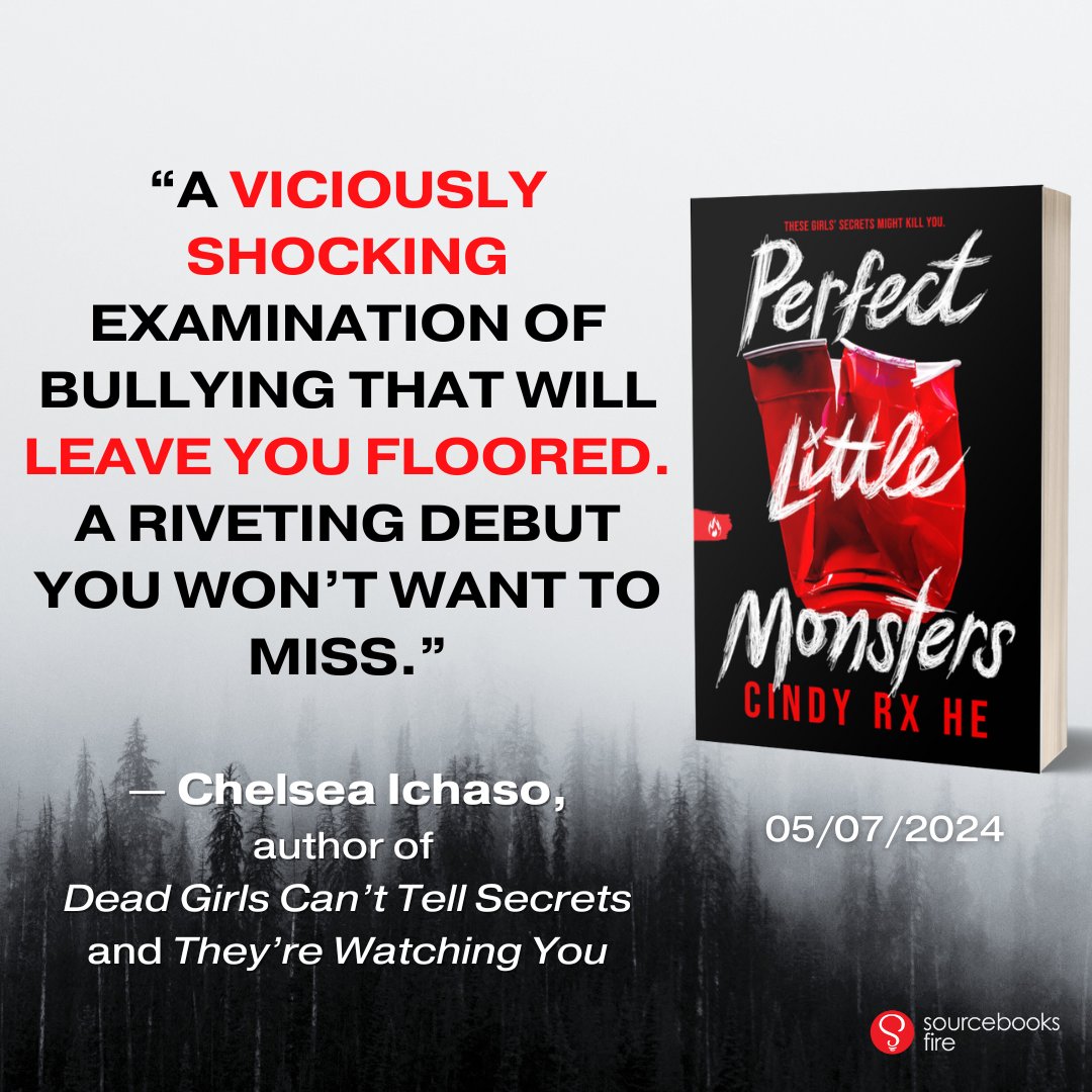 CindyRXHe's tweet photo. I have been a big fan of Chelsea Ichaso's work ever since I read Little Creeping Things, so I am over the moon that Chelsea read Perfect Little Monsters and gave it such an amazing blurb. Thank you so much @chelseaichaso 🥰

#perfectlittlemonsters #midnightreads #yathriller https://t.co/gnl39uqlMR