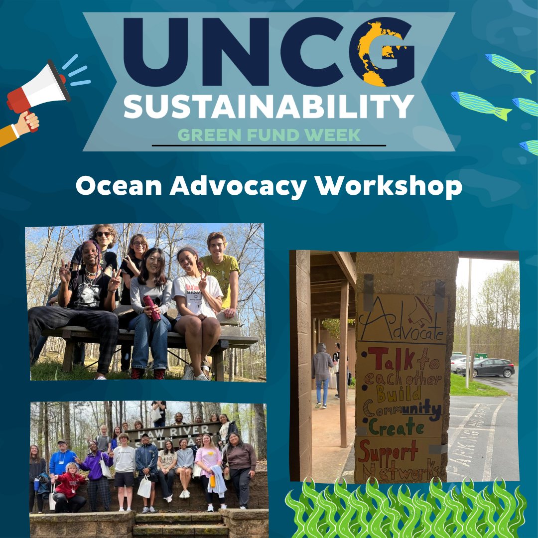 This week we are highlighting different projects that have been made possible by the Green Fund!  The Ocean Advocacy Workshop was hosted at The Haw River State Park this past March and provided a great opportunity to hear from experts and help advocate for the future.