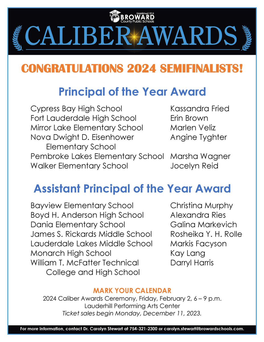 McFatter_Tech's tweet image. Congrats to our very own Assistant Director, Mr. Darryl Harris, for this well-deserved recognition of his leadership at McFatter Technical High School!! #caliberaward #semifinalist #apoy #mcfattertechnicalhighschool