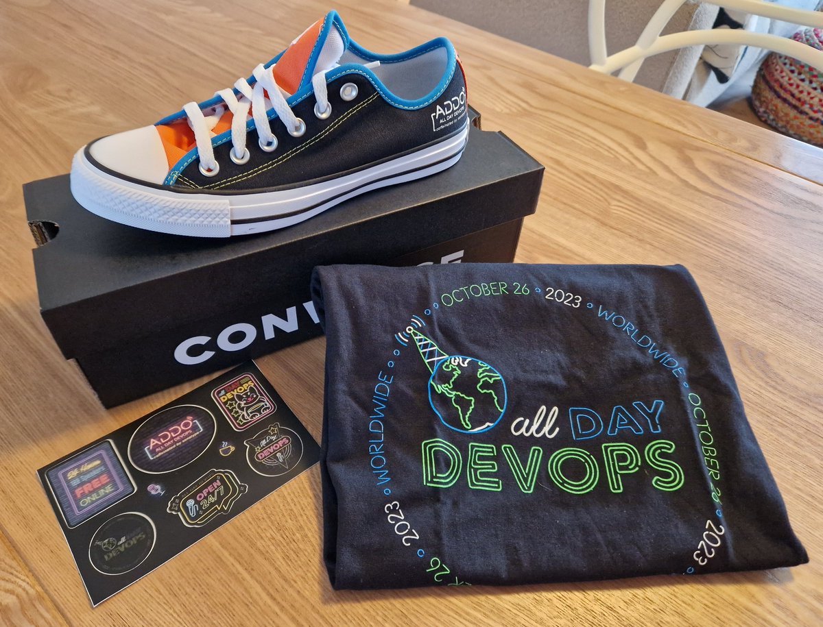 Like speaking at <a href="/AllDayDevOps/">All Day DevOps</a> alone isn't rewarding enough: look at this speaker package!!

I had a fantastic time talking about the project I worked on with a cross-functional team at <a href="/aiven_io/">Aiven</a>, architecting our GitHub Organisation(s).